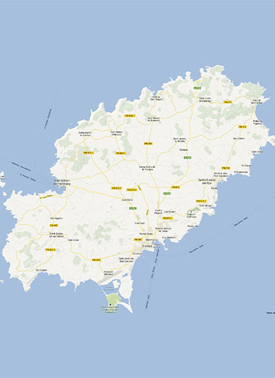 Mapa de Ibiza | Visita Ibiza